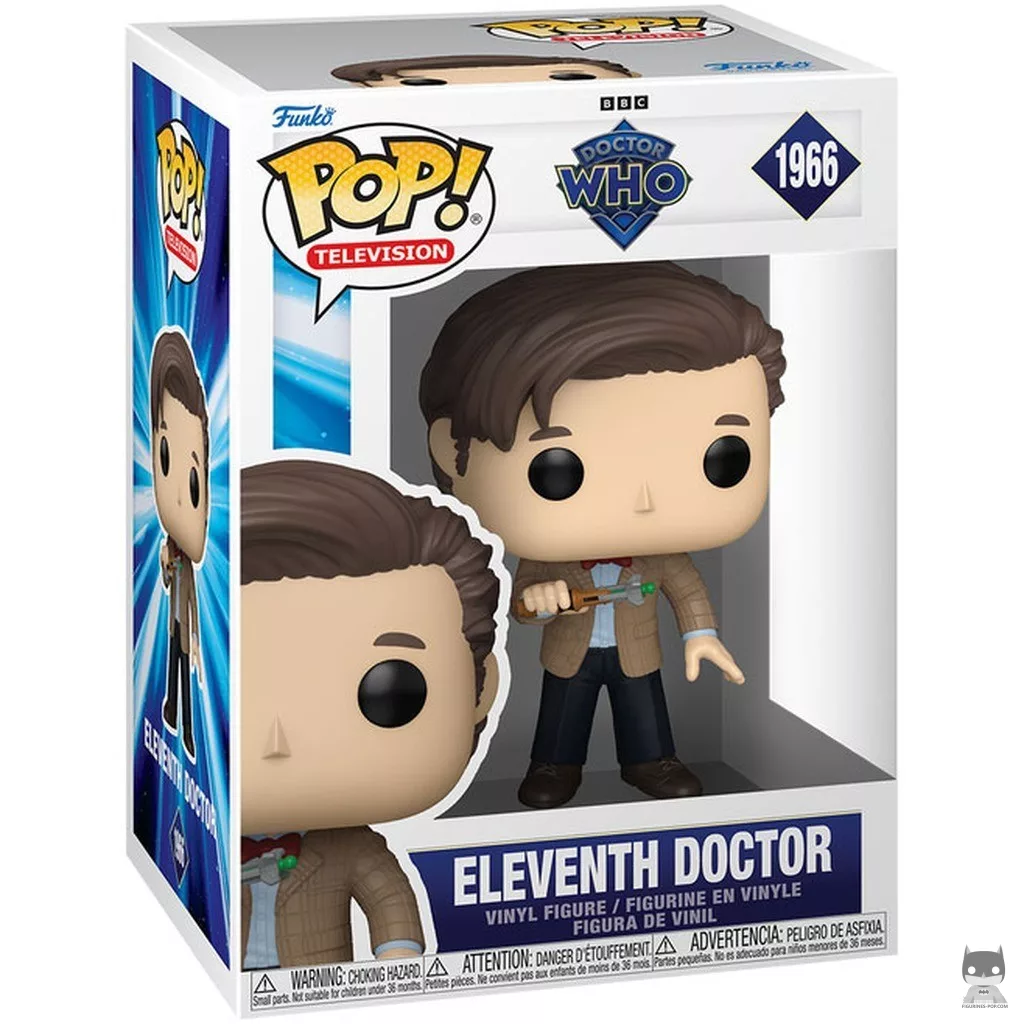 Figura Funko Pop! Undécimo Doctor en su caja