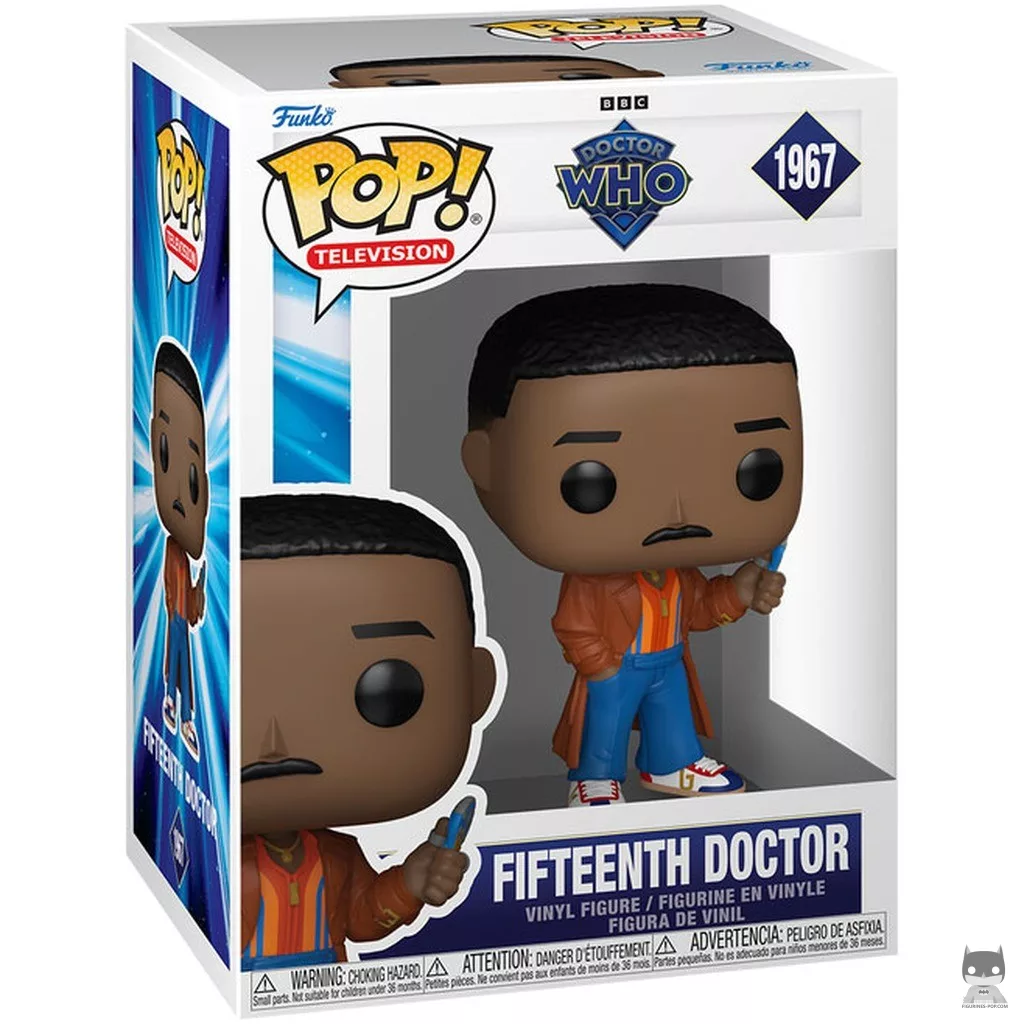 Figura Funko Pop! Decimoquinto Doctor en su caja