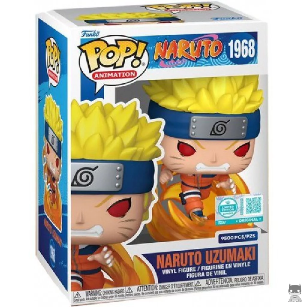 Figura Funko Pop! Naruto Uzumaki en su caja