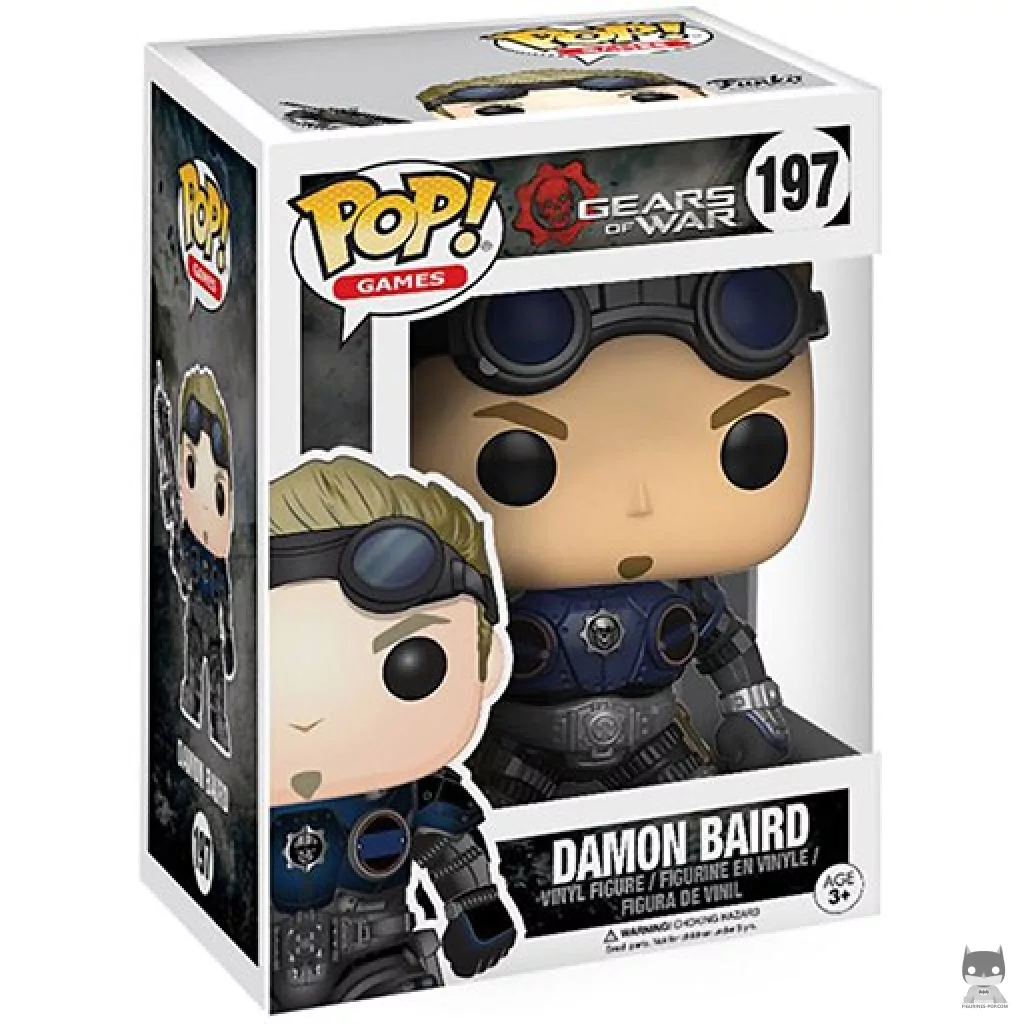 Figura Funko Pop! Damon Baird (con armadura) en su caja