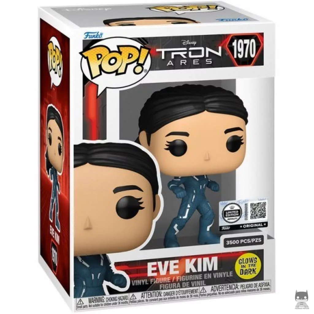 Figura Funko Pop! Eve Kim (Brilla en la oscuridad) en su caja
