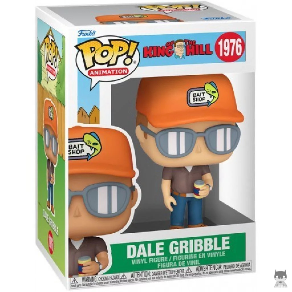 Figura Funko Pop! Dale Gribble en su caja