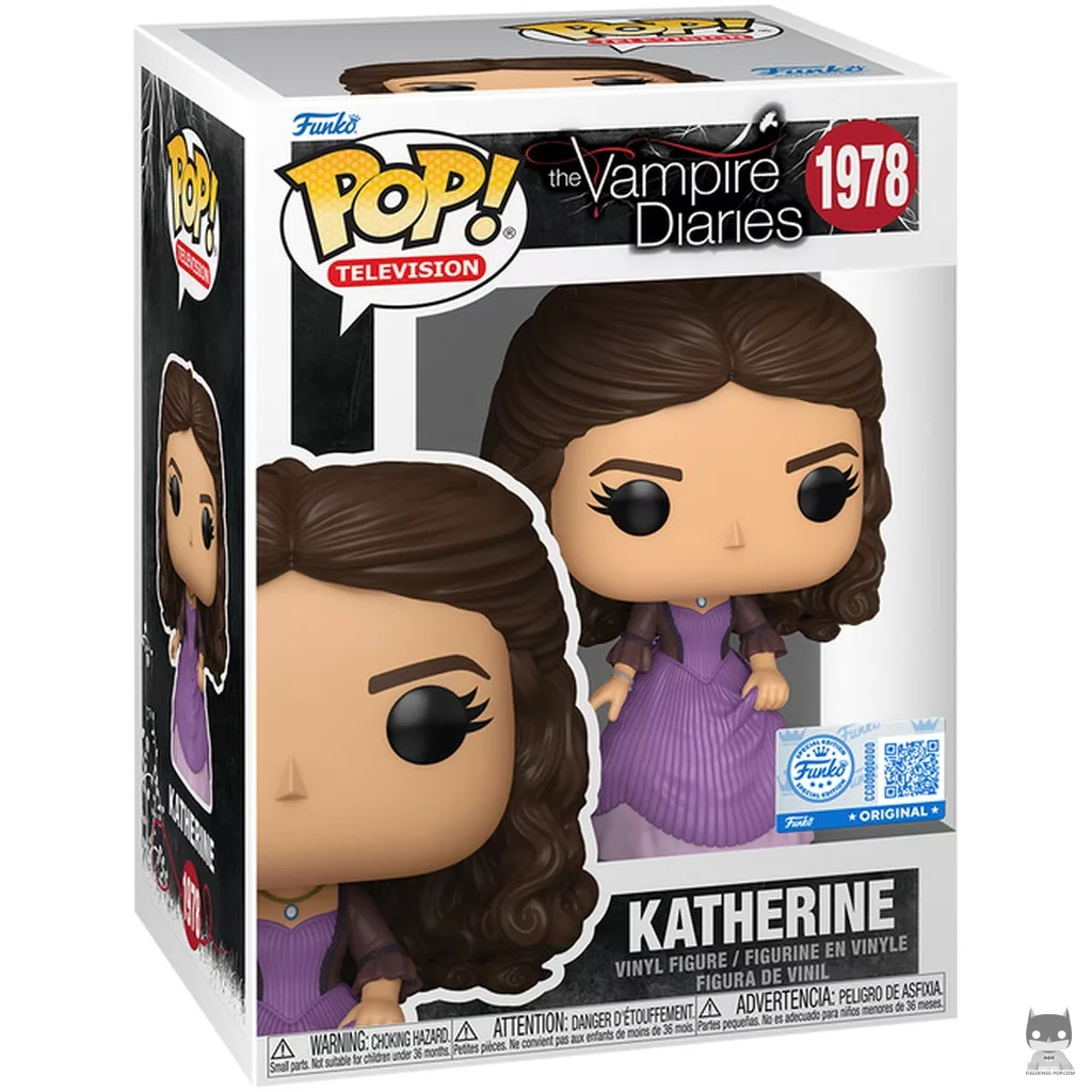 Figura Funko Pop! Katherine Pierce en su caja