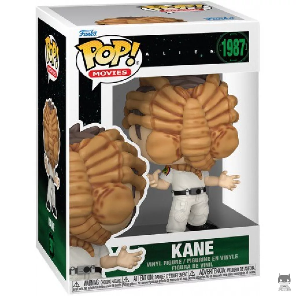 Figura Funko Pop! Kan con Facehugger en su caja