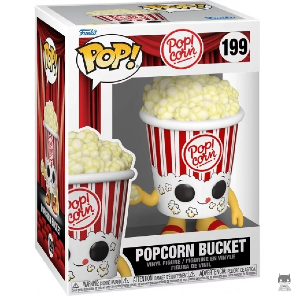 Figura Funko Pop! Cubo de palomitas en su caja