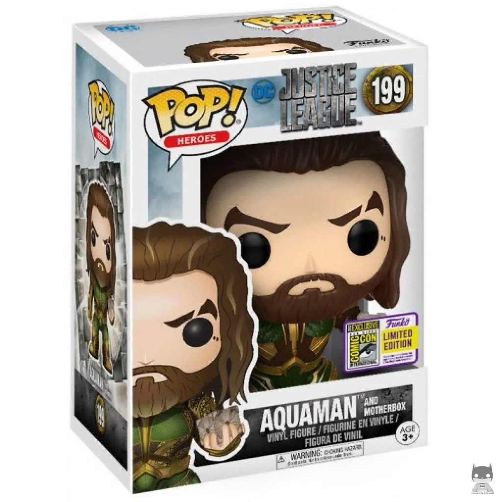 Figura Funko Pop! Aquaman con la Caja Madre en su caja