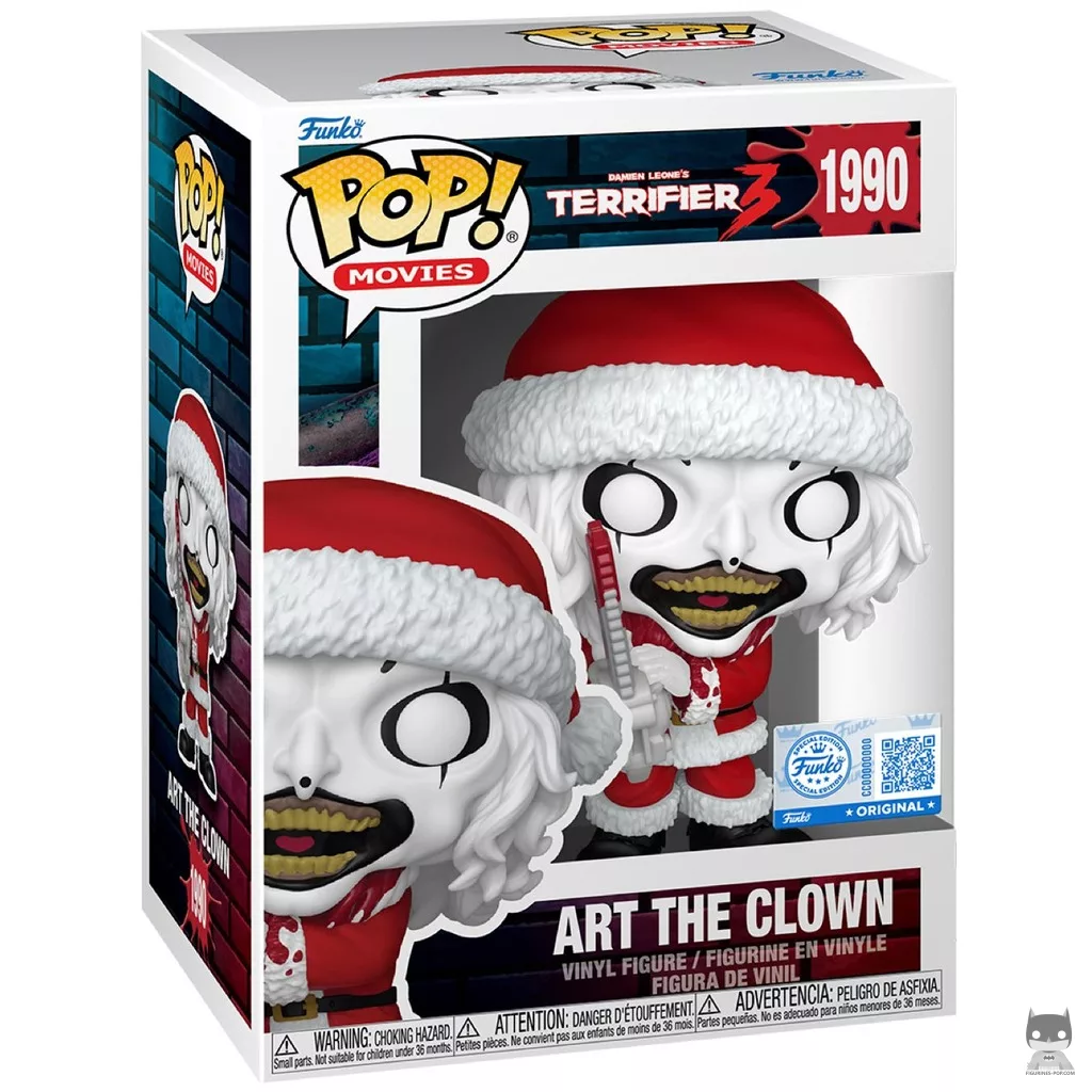 Figura Funko Pop! Art el Payaso (Motosierra) en su caja