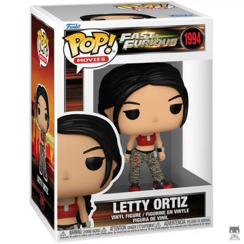 Figura Funko Pop! Letty Ortiz en su caja