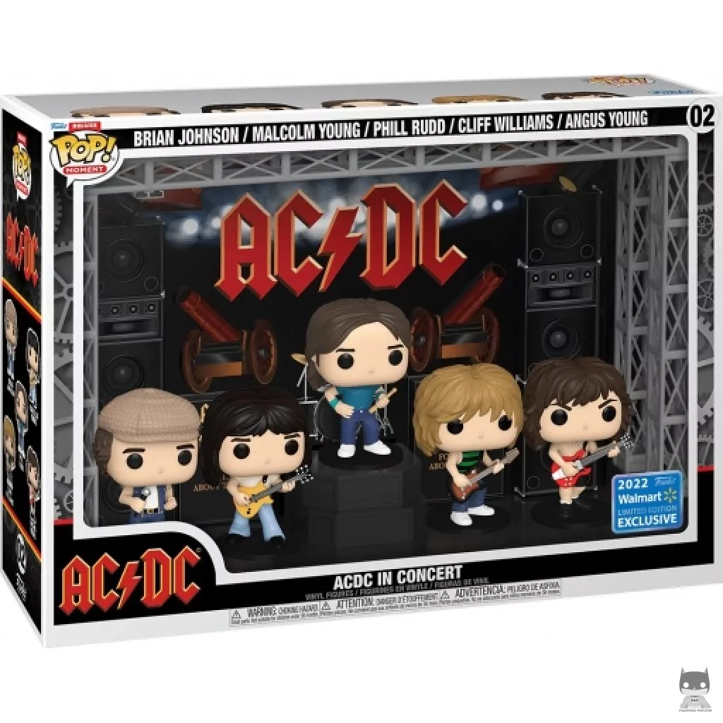 Figura Funko Pop! AC/DC en concierto en su caja