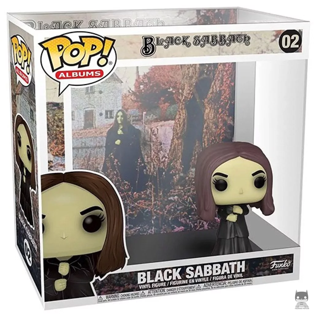 Figura Funko Pop! Black Sabbath en su caja