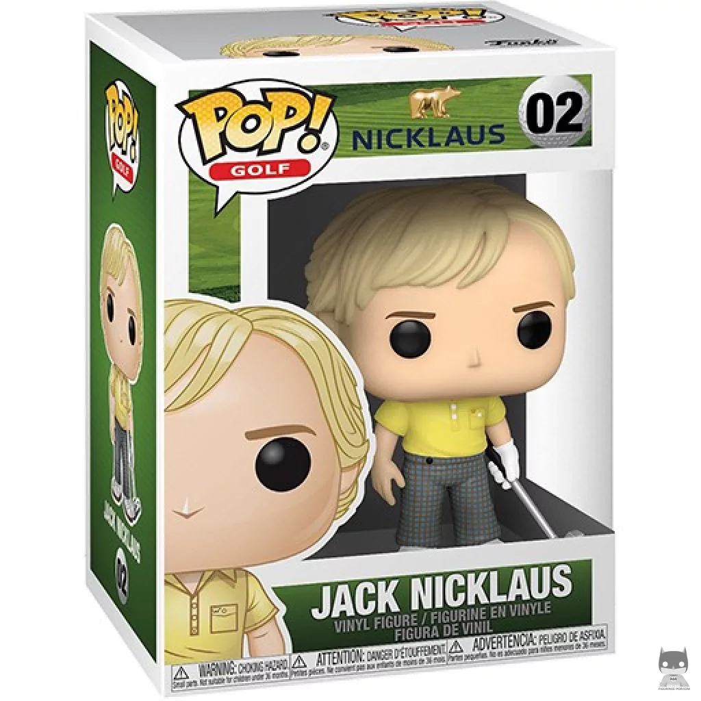 Figura Funko Pop! Jack Nicklaus en su caja