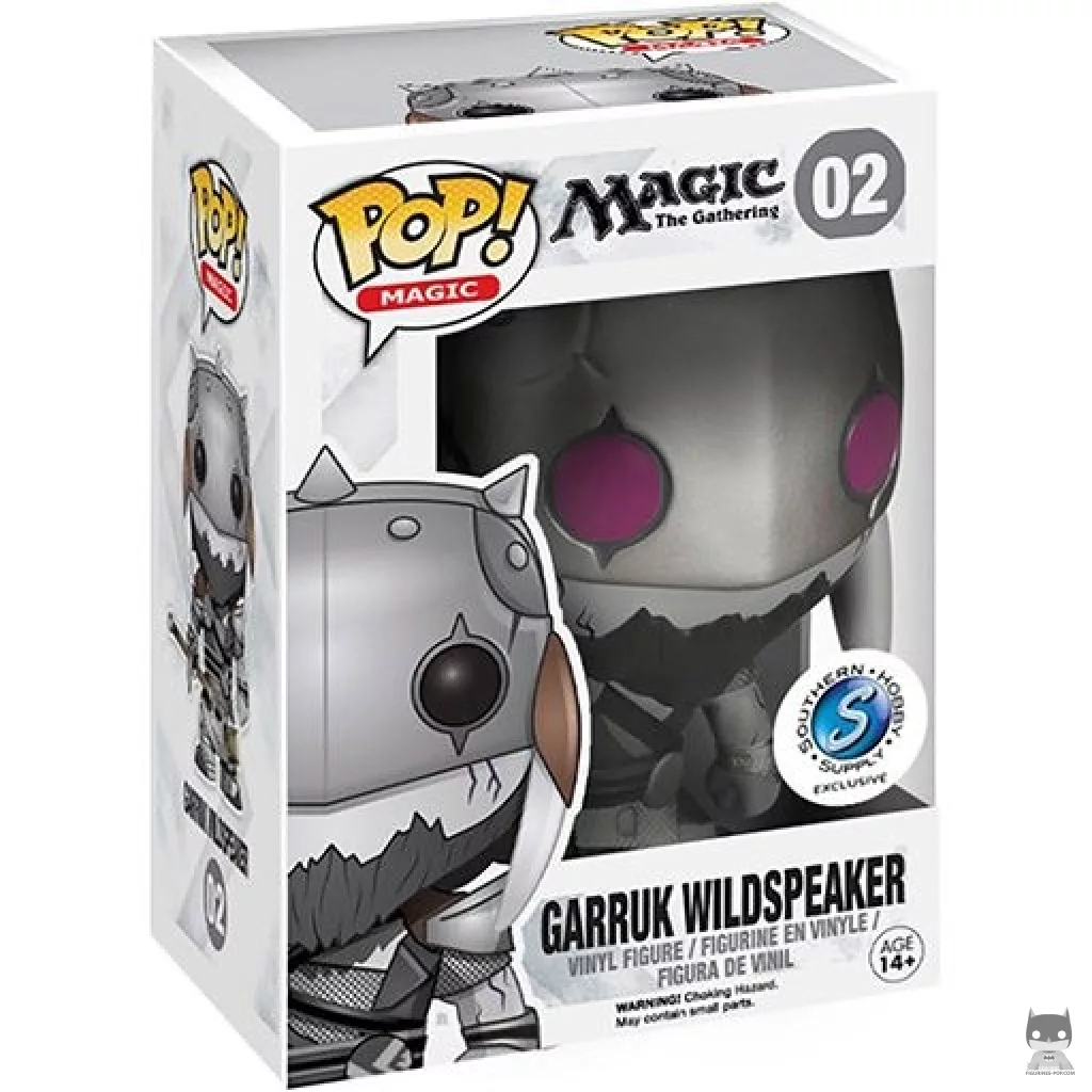 Figura Funko Pop! Garruk Wildspeaker (Ojos morados) en su caja