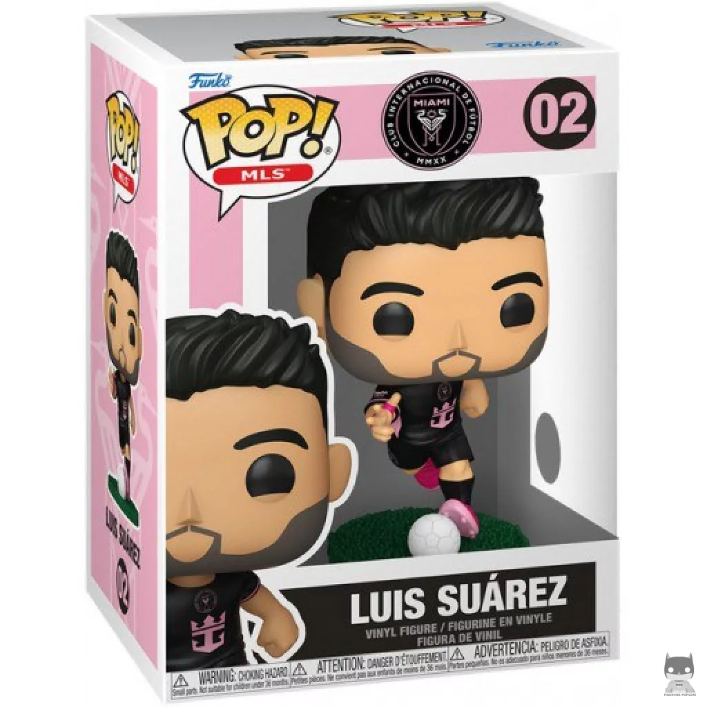Figura Funko Pop! Luis Suárez (Major League Soccer) en su caja