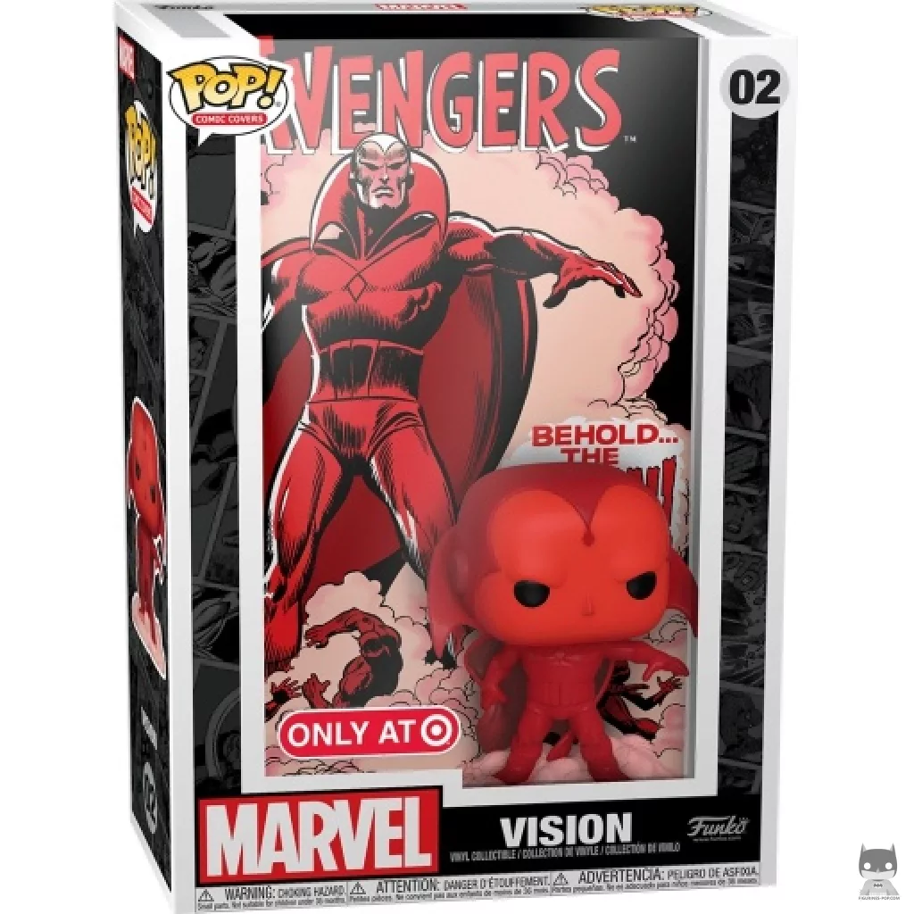 Figura Funko Pop! Visión en su caja