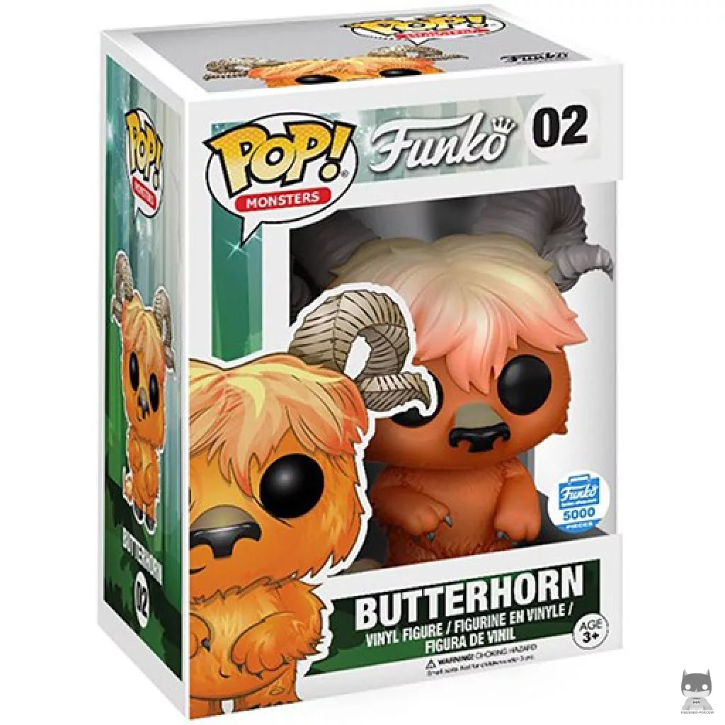 Figura Funko Pop! Butterhorn (Naranja) en su caja