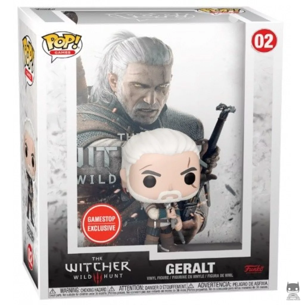 Figura Funko Pop! Geralt en su caja