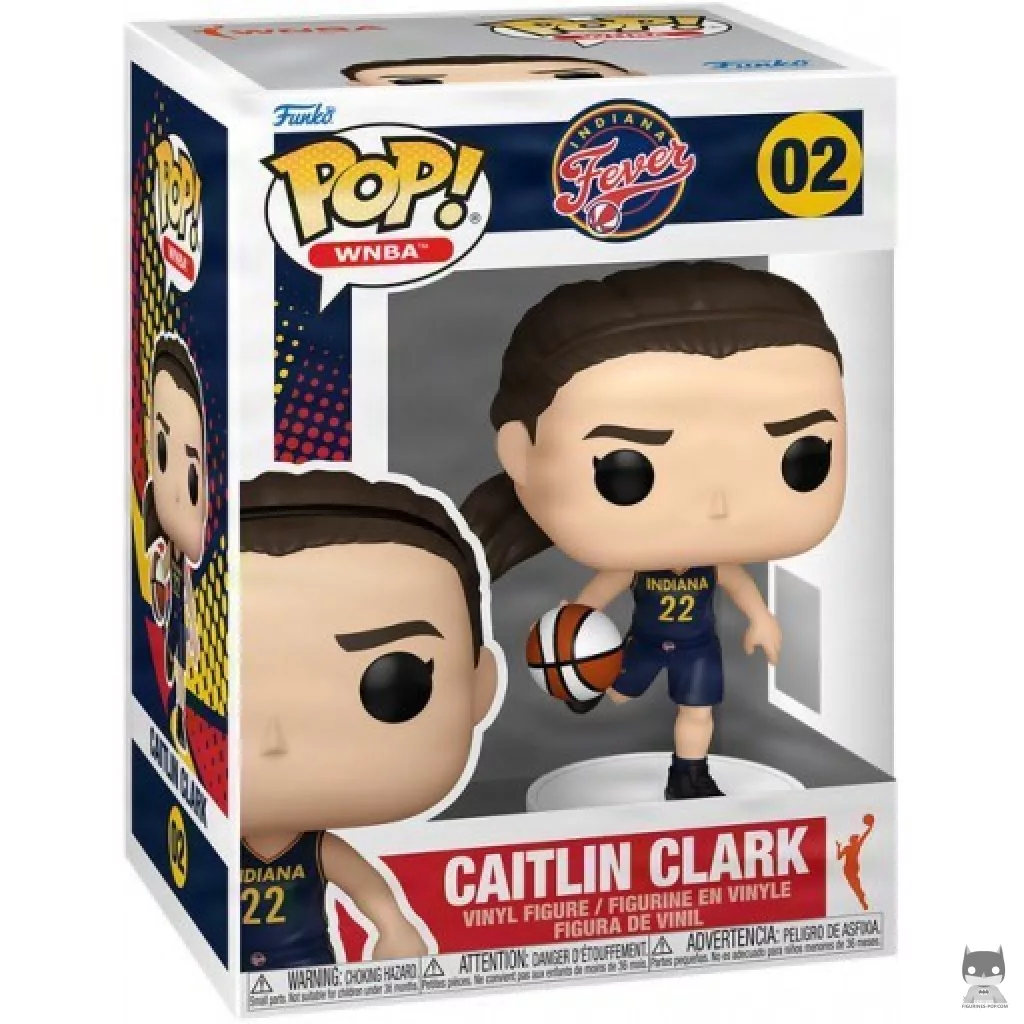 Figura Funko Pop! Caitlin Clark en su caja