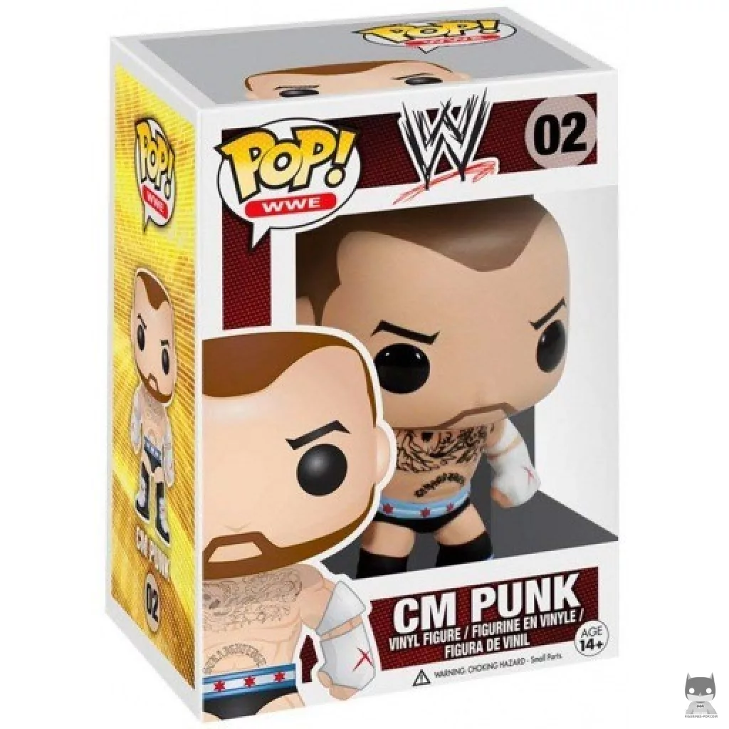 Figura Funko Pop! CM Punk en su caja