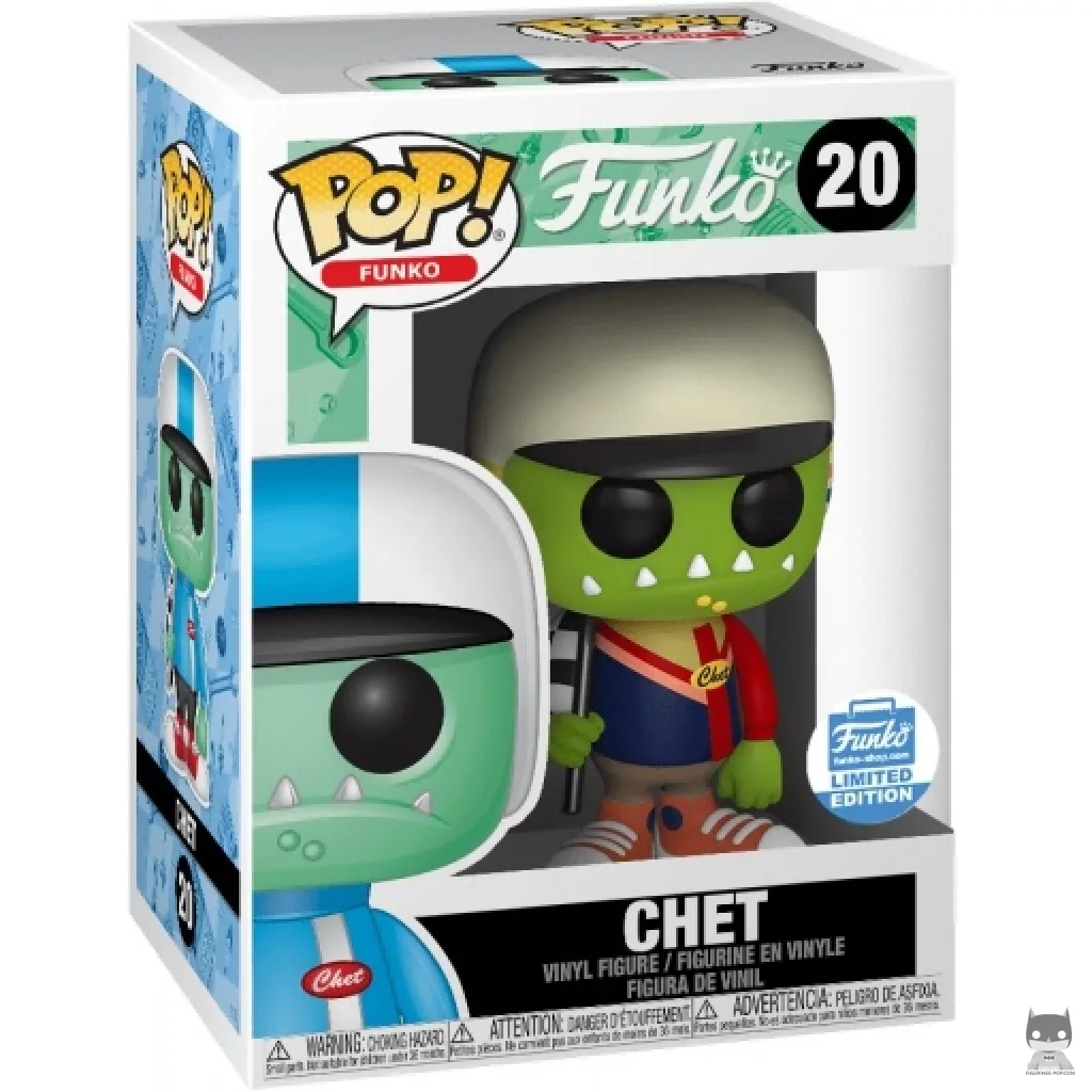 Figura Funko Pop! Chet (Verde) en su caja