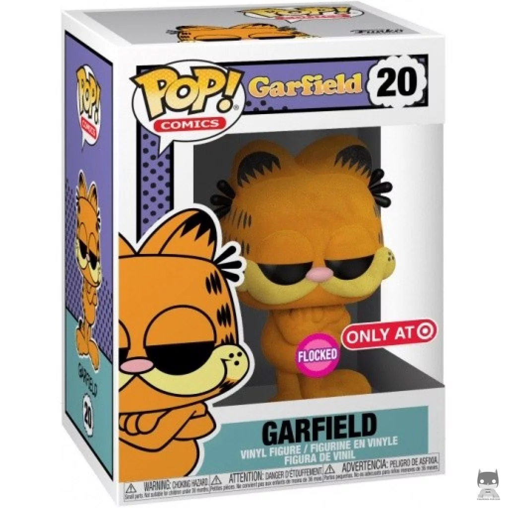 Figura Funko Pop! Garfield (Flocado) en su caja