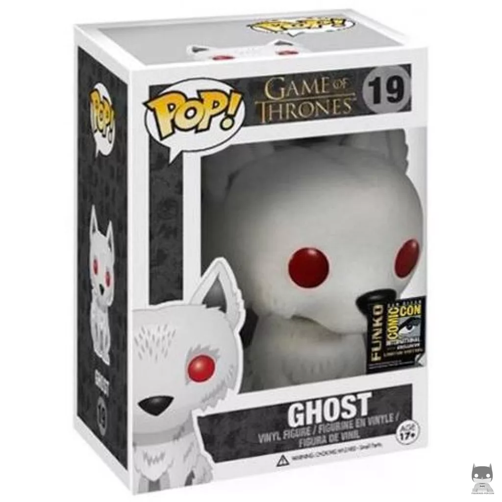 Figura Funko Pop! Fantasma (Flocado) en su caja