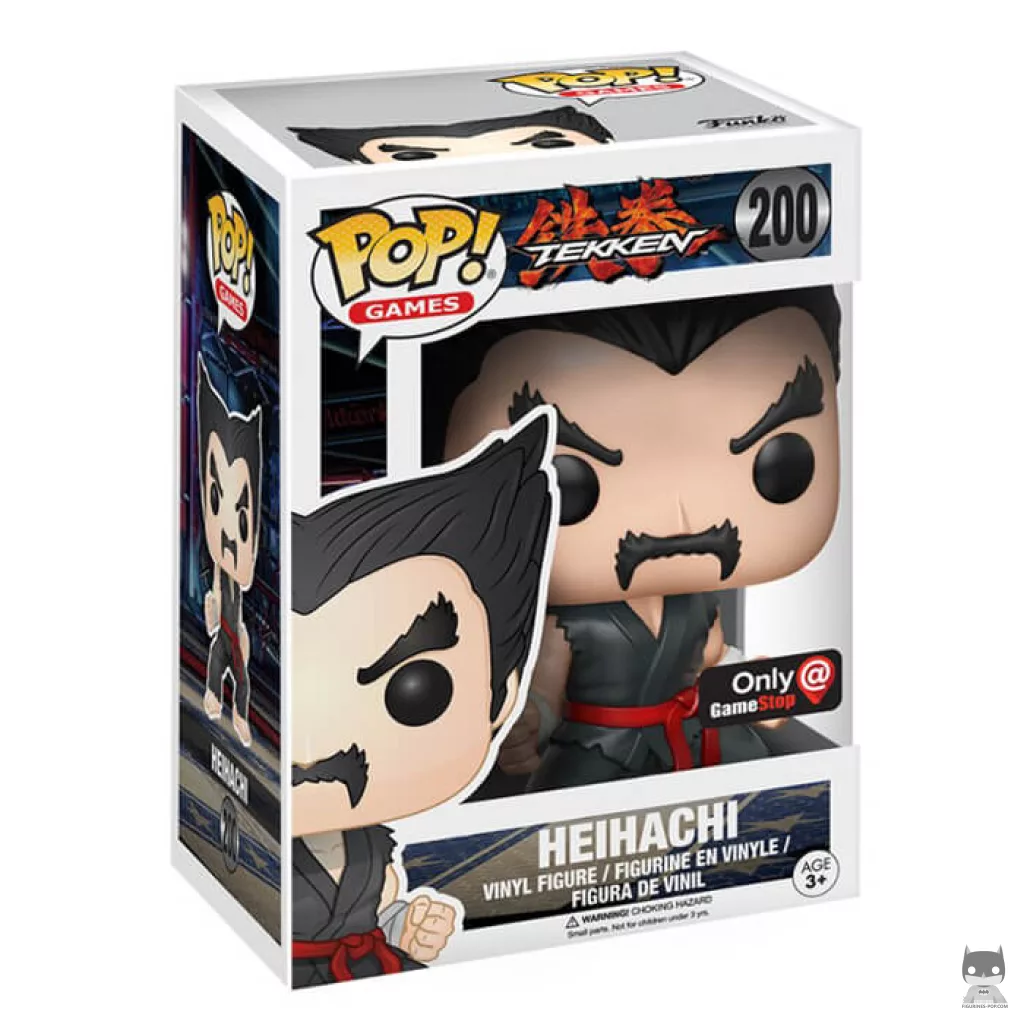 Figura Funko Pop! Heihachi (Judo) (Negro y rojo) en su caja