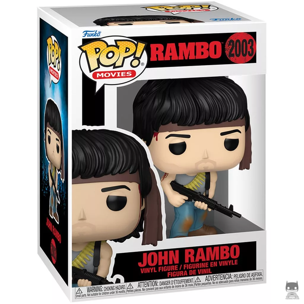 Figura Funko Pop! John Rambo en su caja