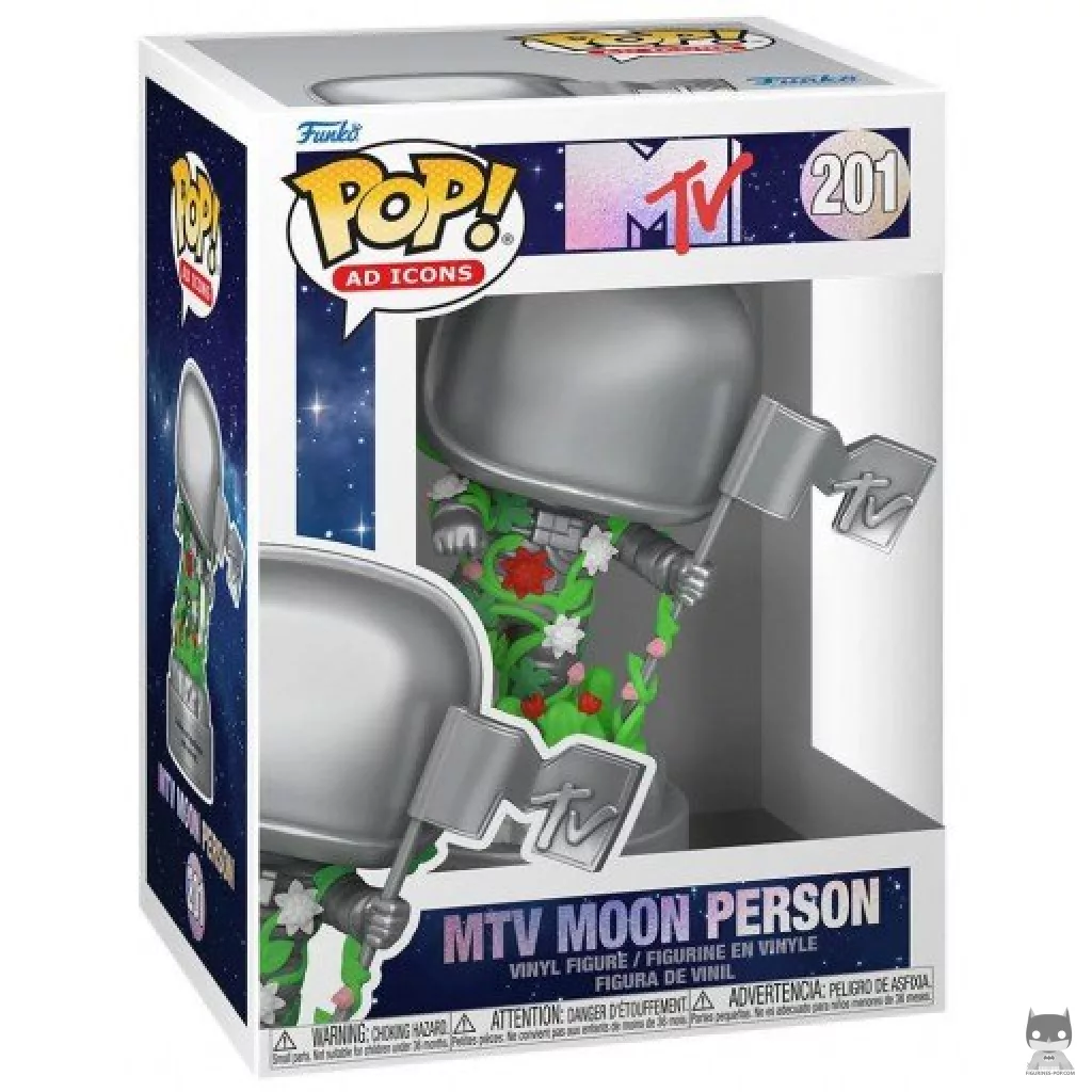 Figura Funko Pop! Moon Person de MTV en su caja