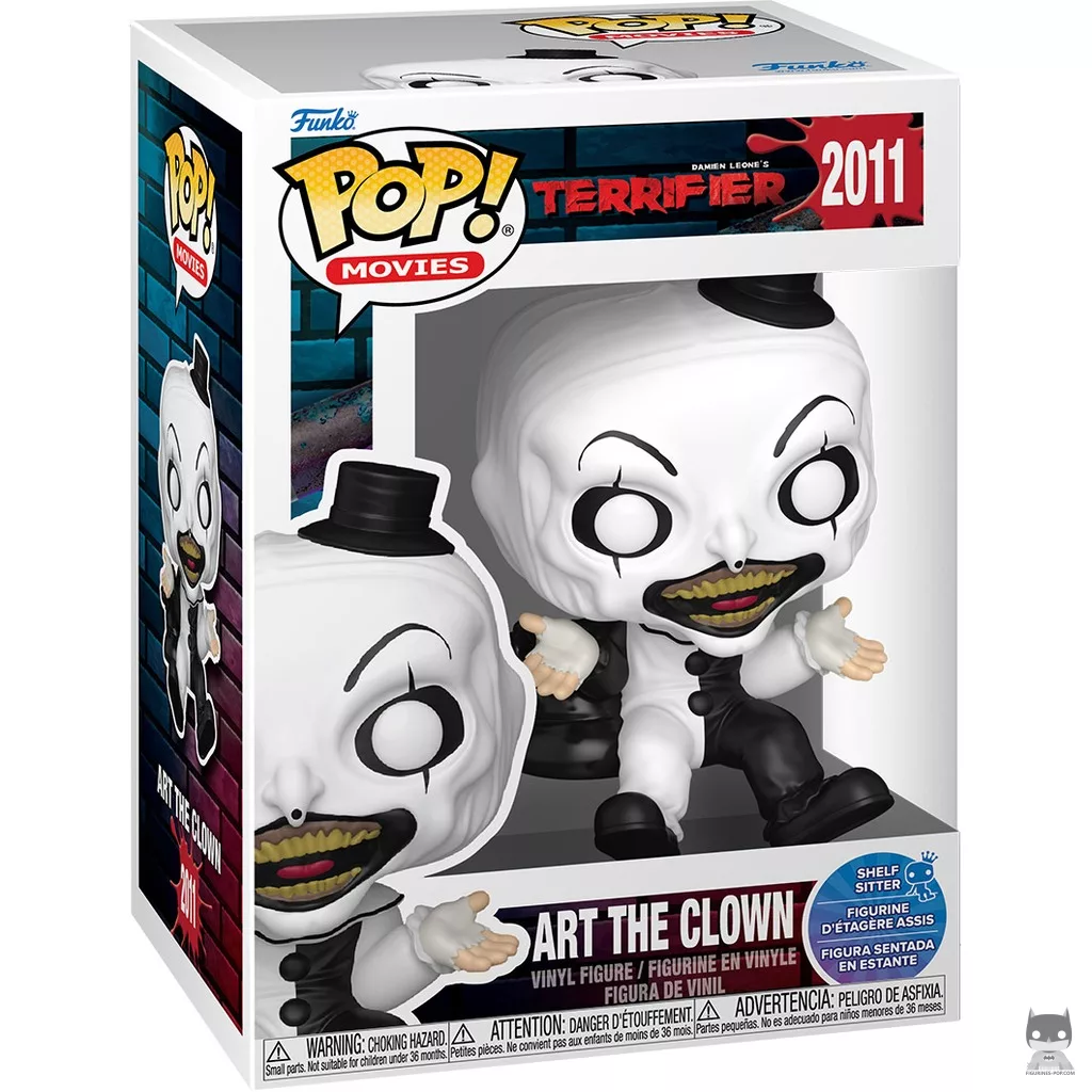 Figura Funko Pop! Art el Payaso (Shelf Sitter) en su caja