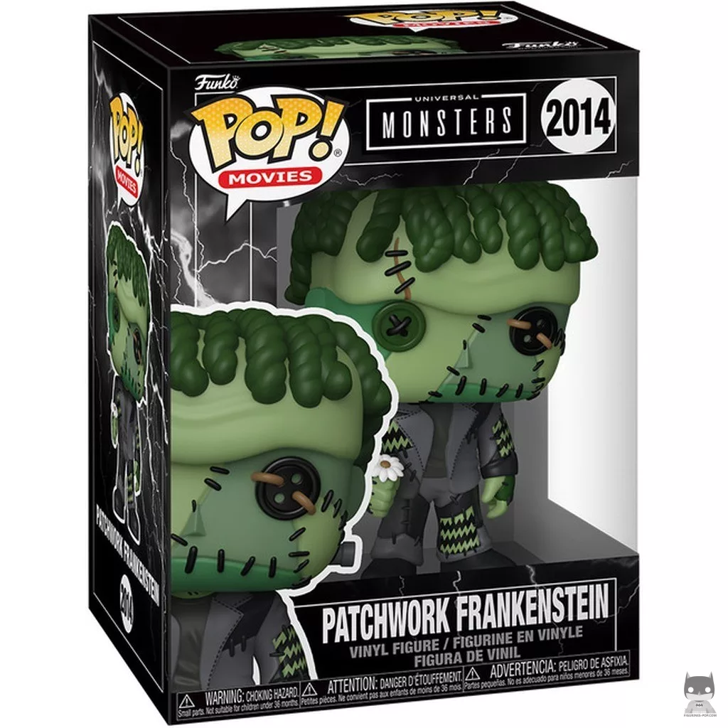 Figura Funko Pop! Frankenstein Patchwork en su caja