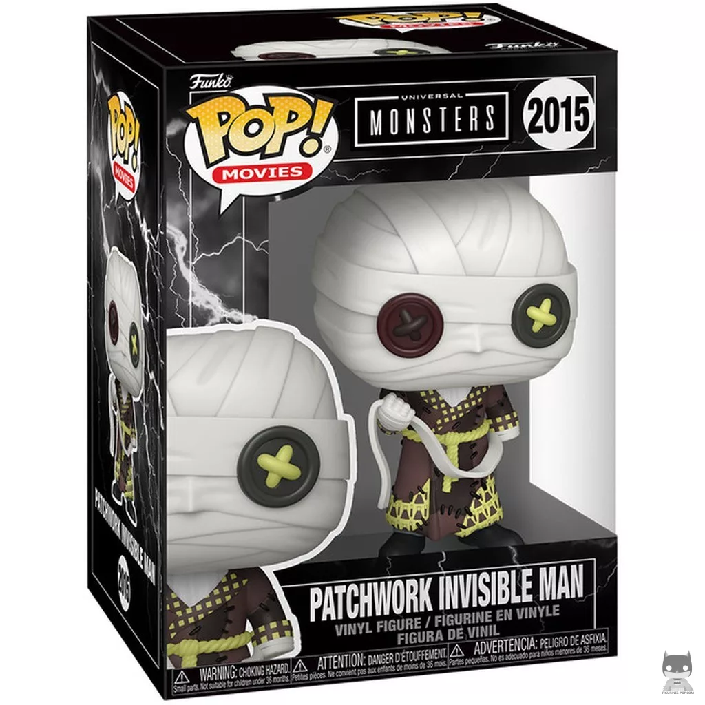 Figura Funko Pop! El hombre invisible Patchwork en su caja