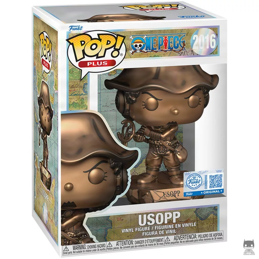 Figura Funko Pop! Usopp (Bronce) en su caja