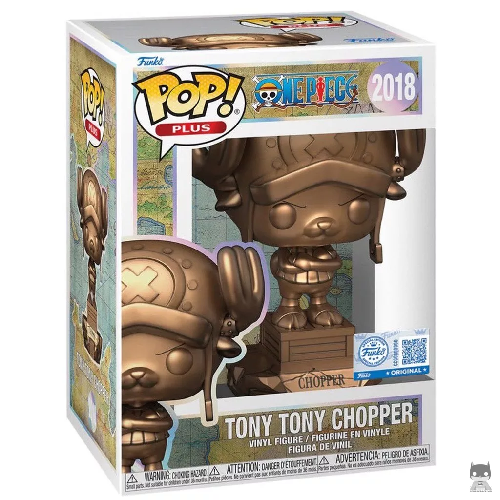 Figura Funko Pop! Tony Tony Chopper (Bronce) en su caja