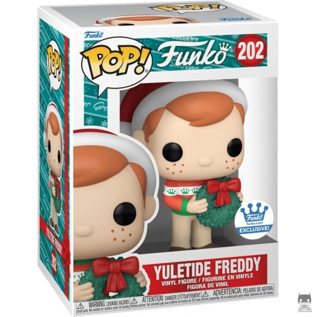 Figura Funko Pop! Freddy navideño en su caja