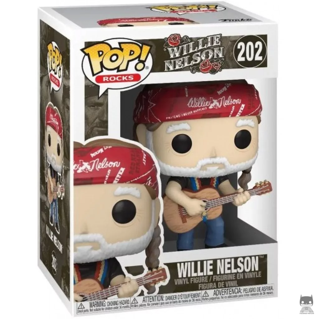 Figura Funko Pop! Willie Nelson en su caja