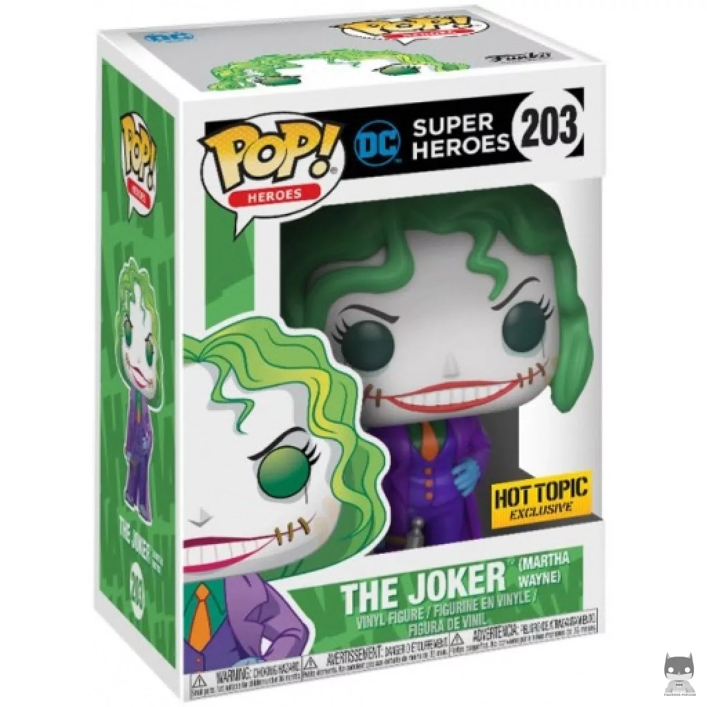 Figura Funko Pop! Joker (Martha Wayne) en su caja