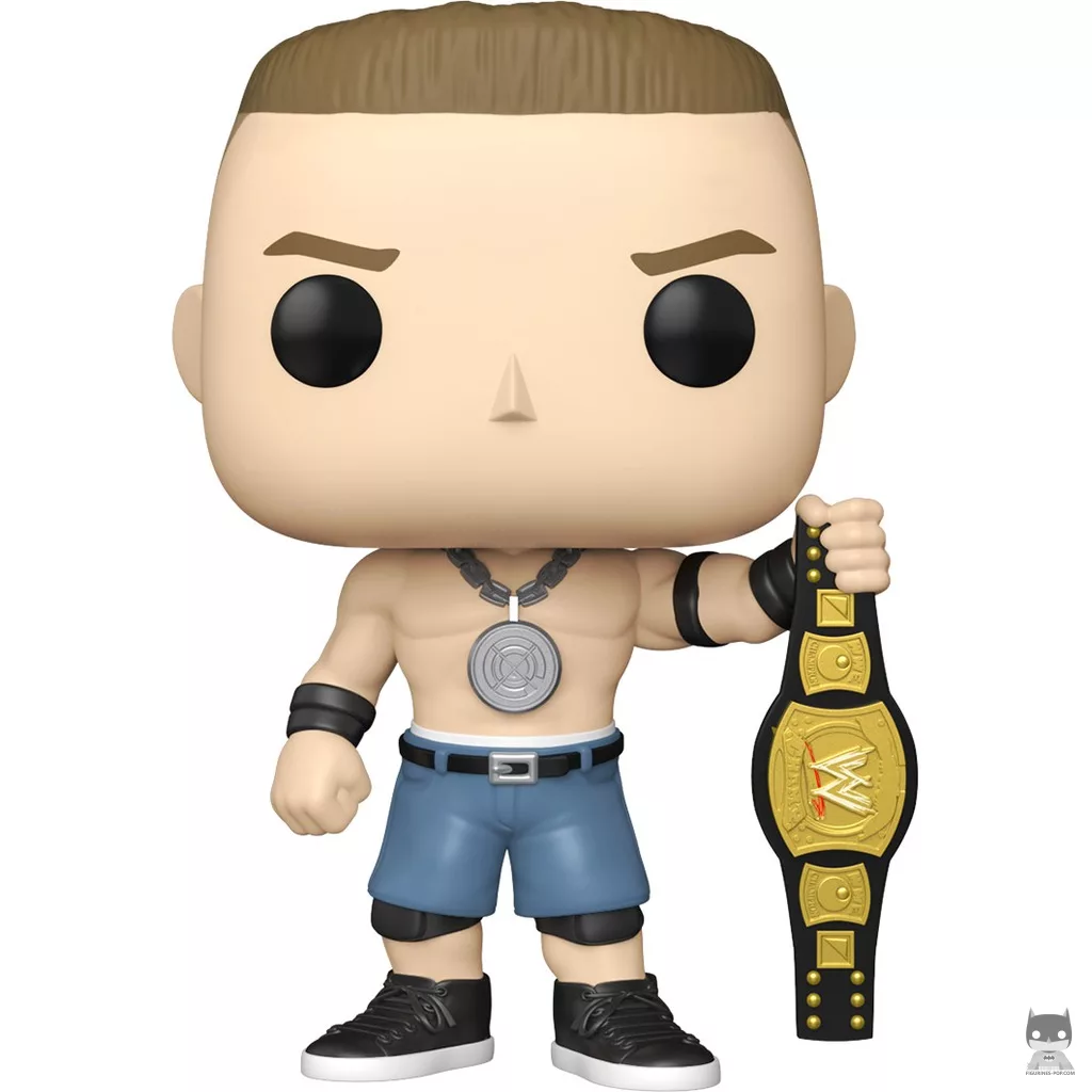 Figura Funko Pop! John Cena con el cinturón Spinner de campeón (WWE)