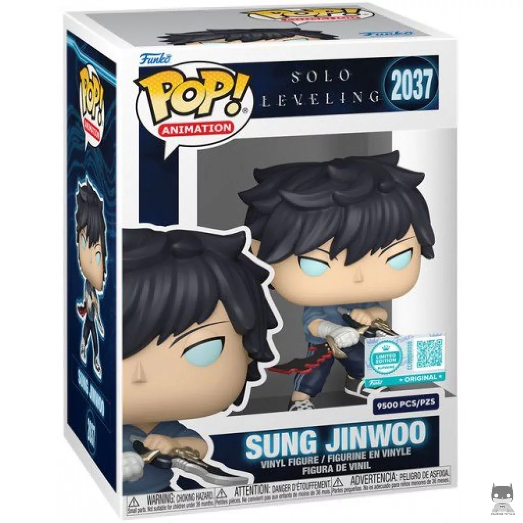 Figura Funko Pop! Sung Jinwoo en su caja
