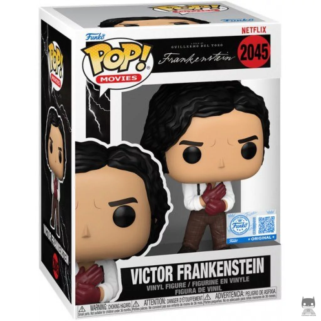 Figura Funko Pop! Victor Frankenstein en su caja