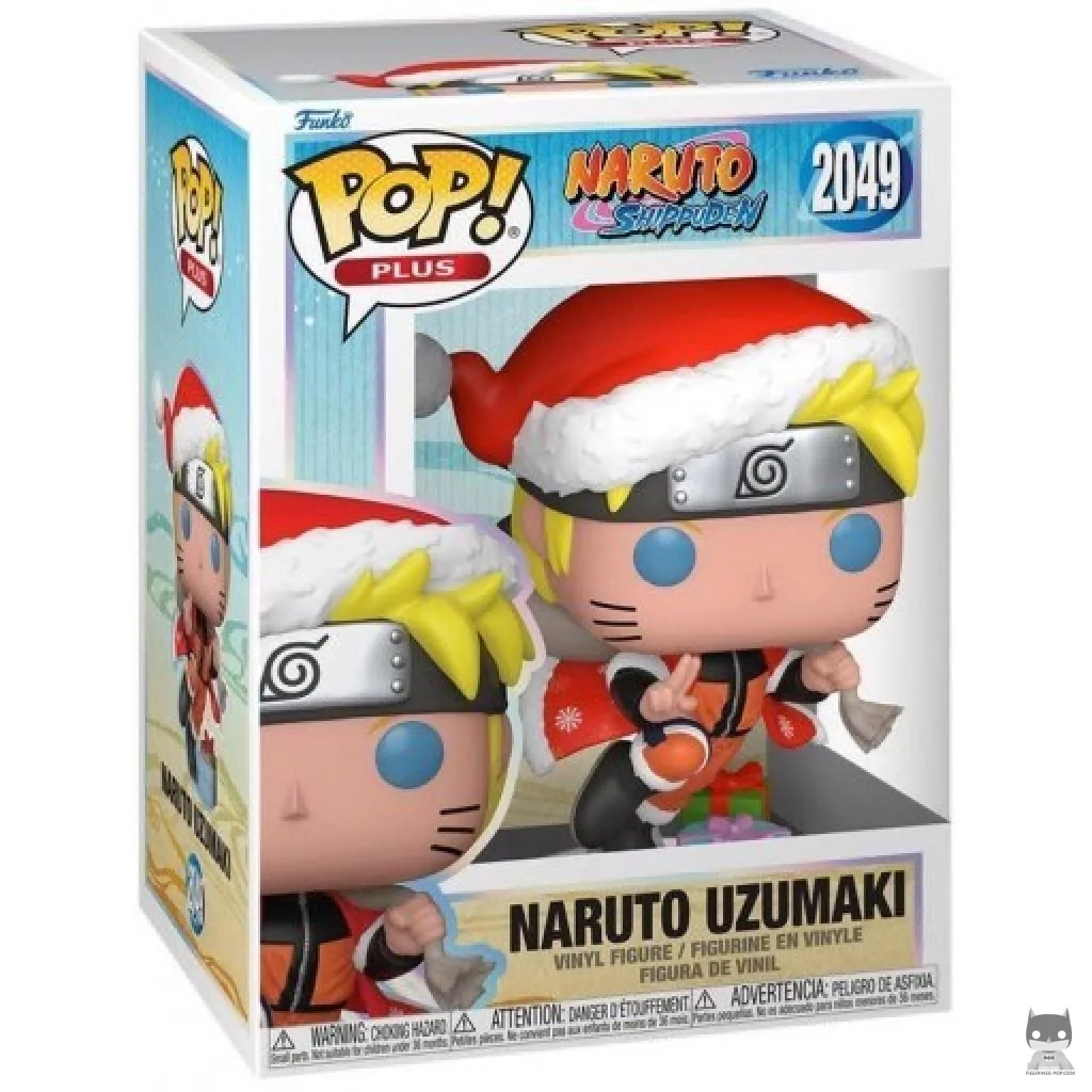Figura Funko Pop! Naruto Uzumaki (Navidad) en su caja