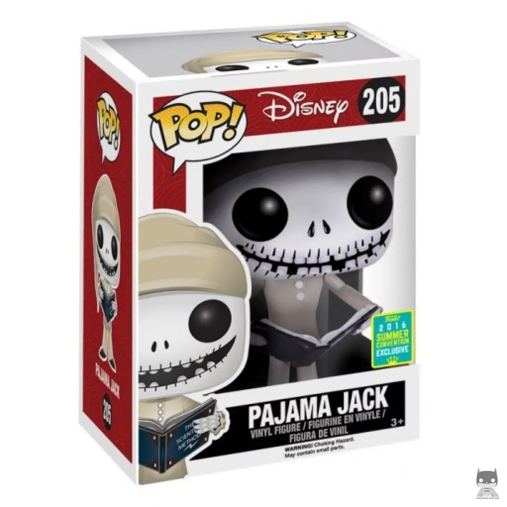 Figura Funko Pop! Jack Skellington en pijama en su caja