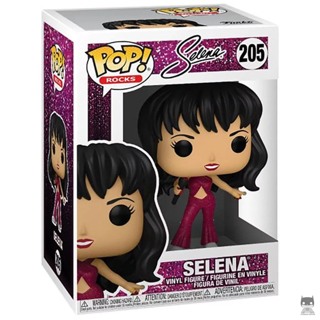 Figura Funko Pop! Selena (Purpurina) en su caja