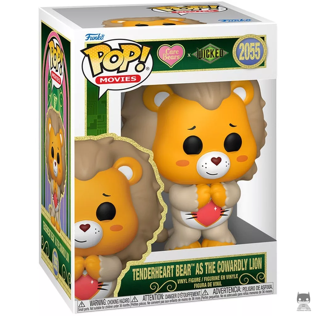 Figura Funko Pop! Tiernosito como el León Cobarde en su caja