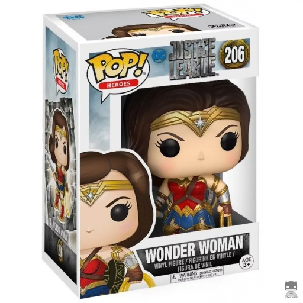 Figura Funko Pop! Wonder Woman en su caja