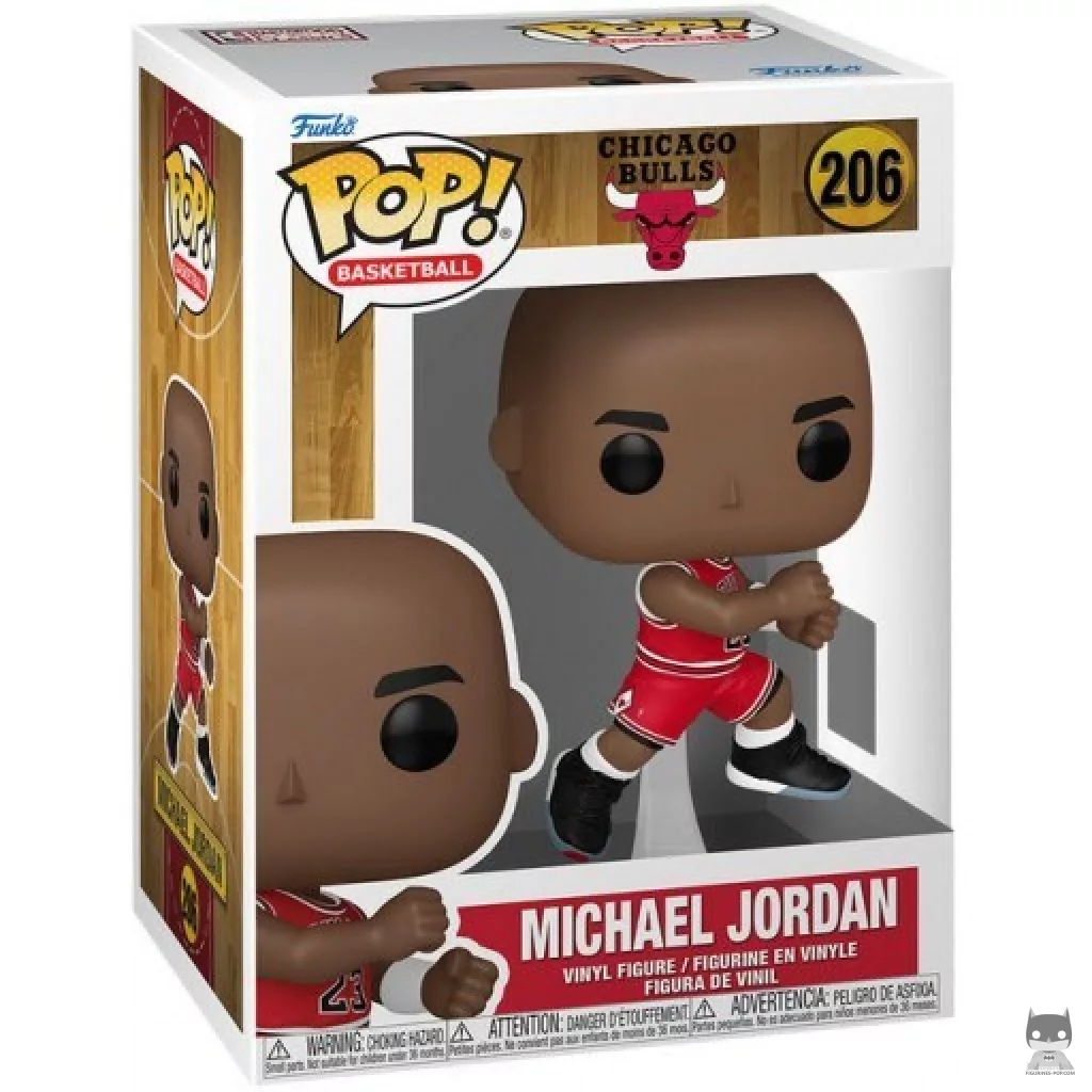 Figura Funko Pop! Michael Jordan (Playoffs de 1989) en su caja