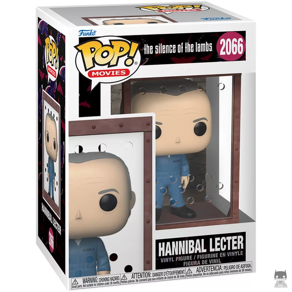 Figura Funko Pop! Hannibal Lecter (Prisión) en su caja