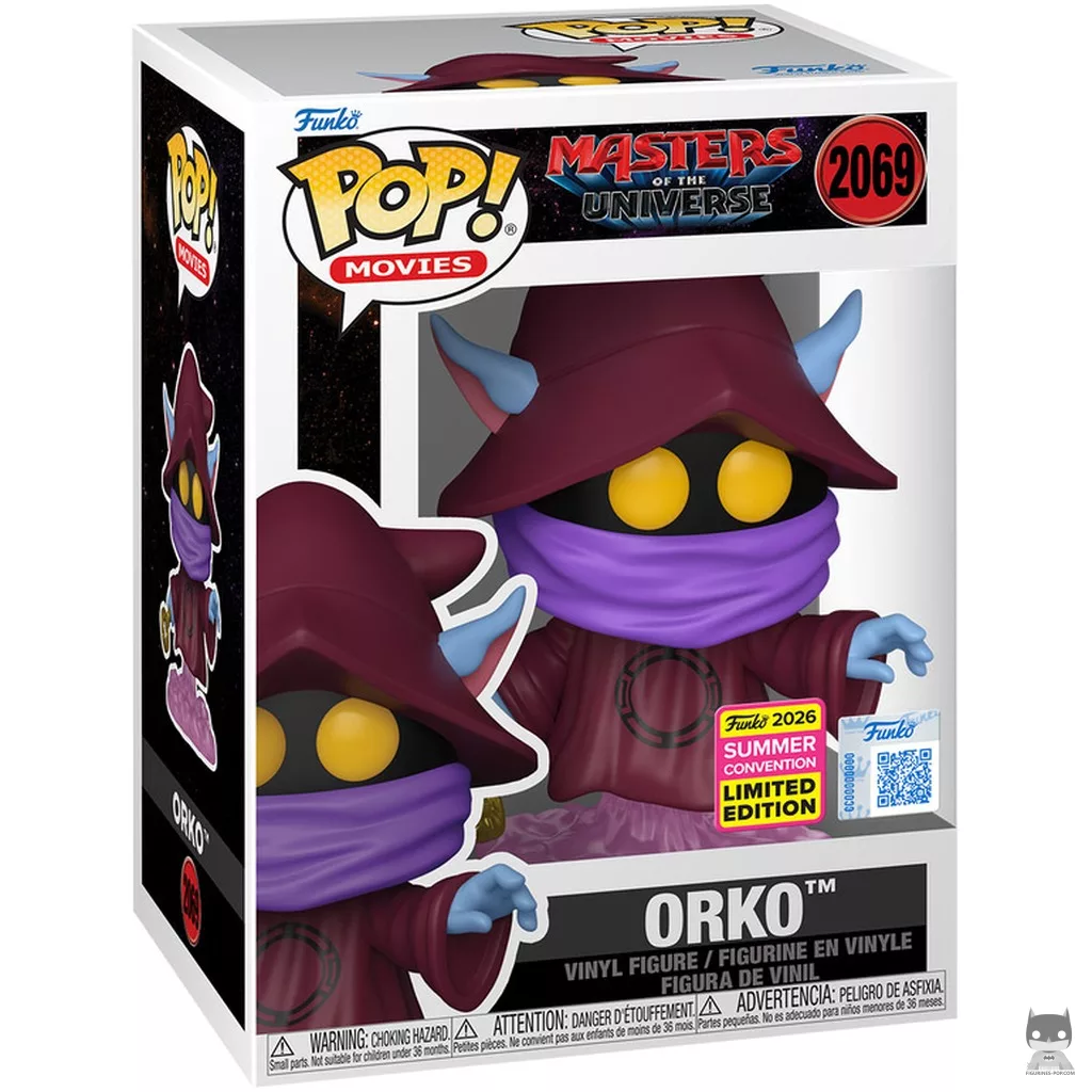Figura Funko Pop! Orko en su caja