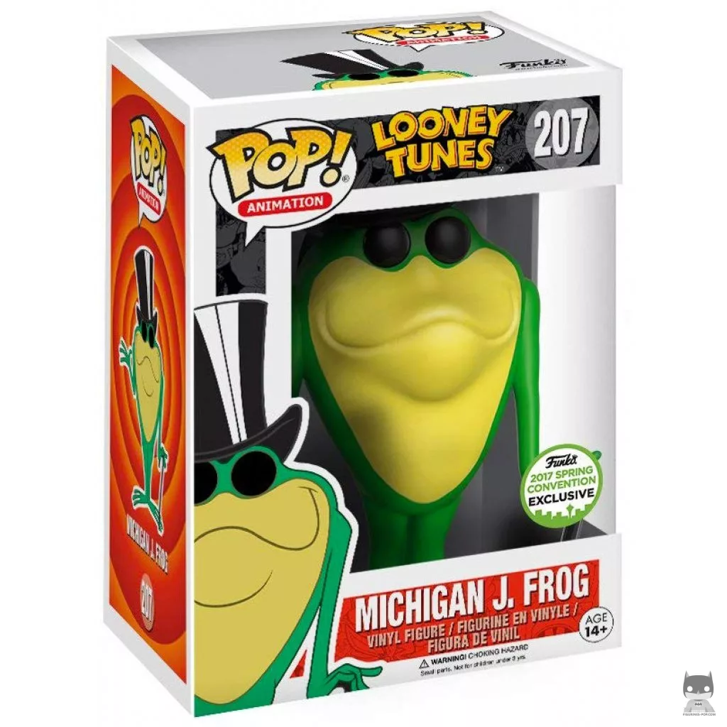 Figura Funko Pop! Michigan J. Frog en su caja