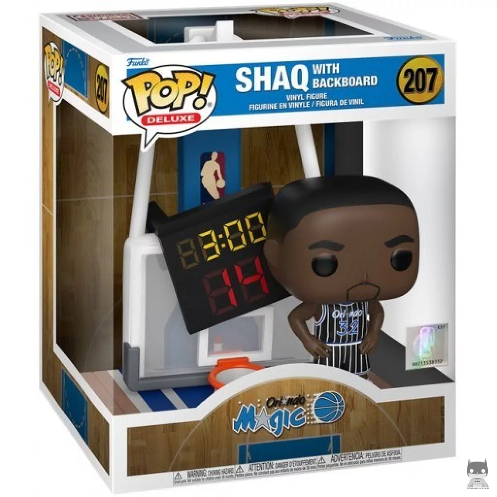 Figura Funko Pop! Shaq con tabla en su caja