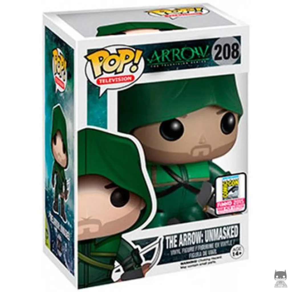 Figura Funko Pop! Flecha Verde en su caja